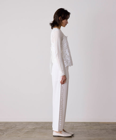 batten lace camisole