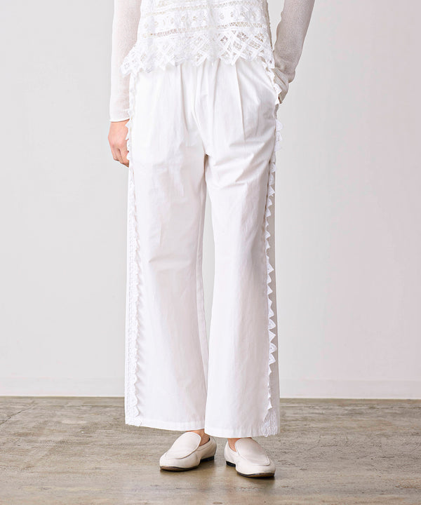 【SOI-MeME】batten lace line pants