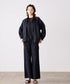 pleats sheer dolman blouson