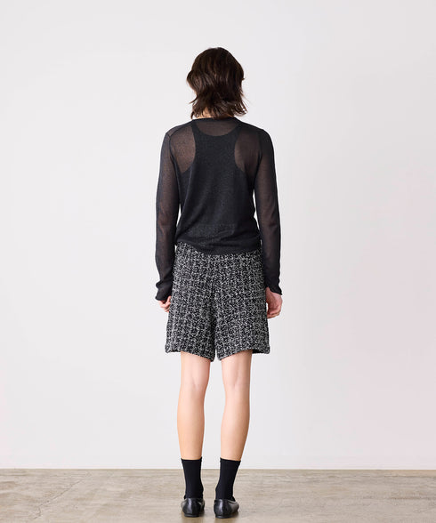 【予約】tweed knit short pants