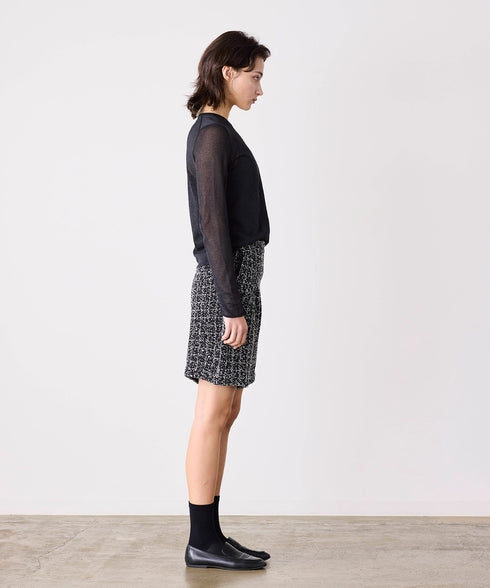 【予約】tweed knit short pants