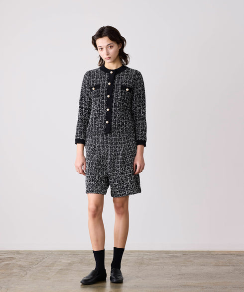 【予約】tweed knit short pants
