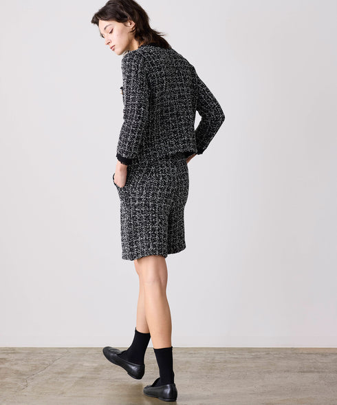 【予約】tweed knit short pants