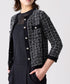 【予約】tweed knit fringe jacket