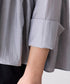 【SOI-MeME】code embroidery diamond tuck blouse