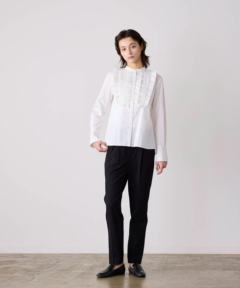【SOI-MeME】tuck pleats jabot blouse