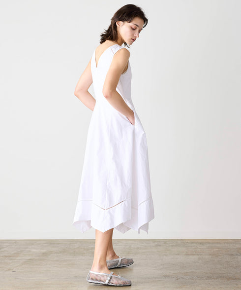 【SOI-MeME】ladder lace handkerchief skirt dress