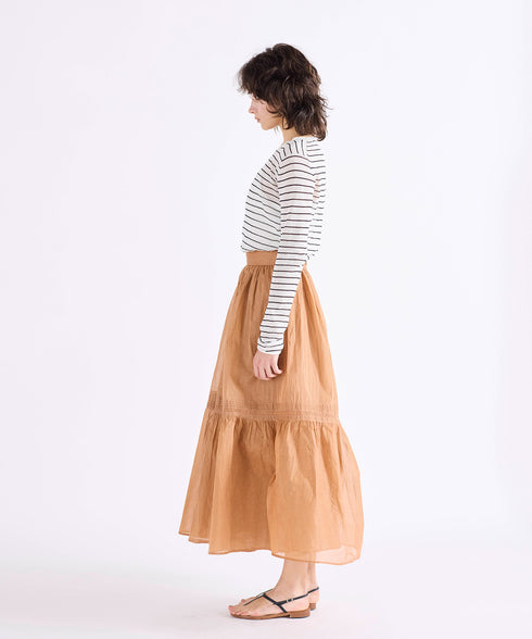 14G sheer paper knit