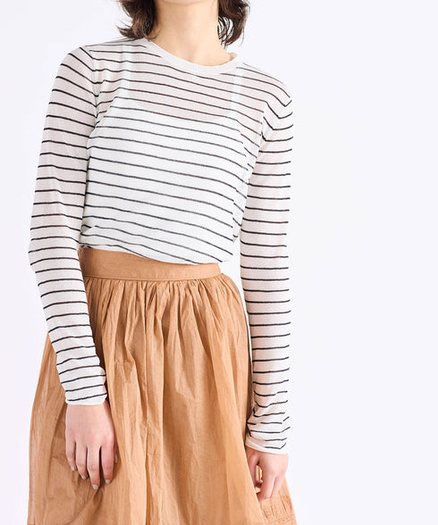 14G sheer paper knit