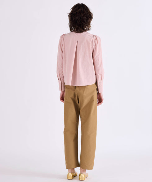 modern sleeve jabot blouse