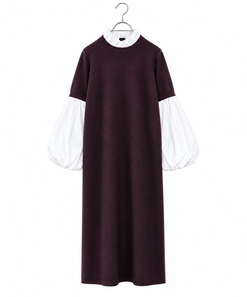 【先行予約1000ポイントプレゼント】14G wool 2way sleeve one-piece