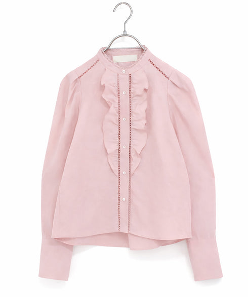 modern sleeve jabot blouse