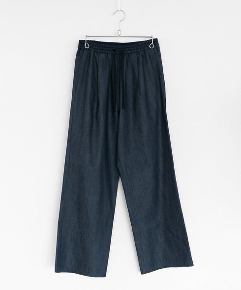 denim drawstring pants