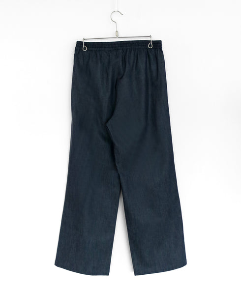 denim drawstring pants
