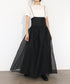 sheer starched cotton 2way cami skirt