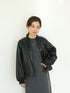 soft eco-leather blouson