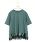 eyelash lace hem cut-sew