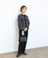 【SOI-MeME】tweed knit fringe jacket