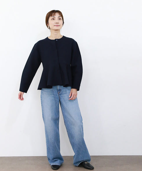 milanorib peplum jacket