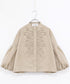 【SOI-MeME】diamond tuck embroidery blouse