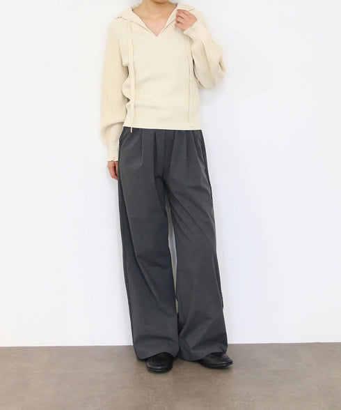 rayon rayon nylon 2way blouse knit