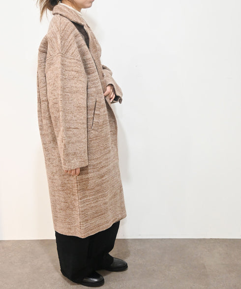 【SOI-MeME】boiled wool knit coat