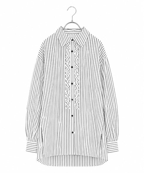 tuck frill modern volume shirt