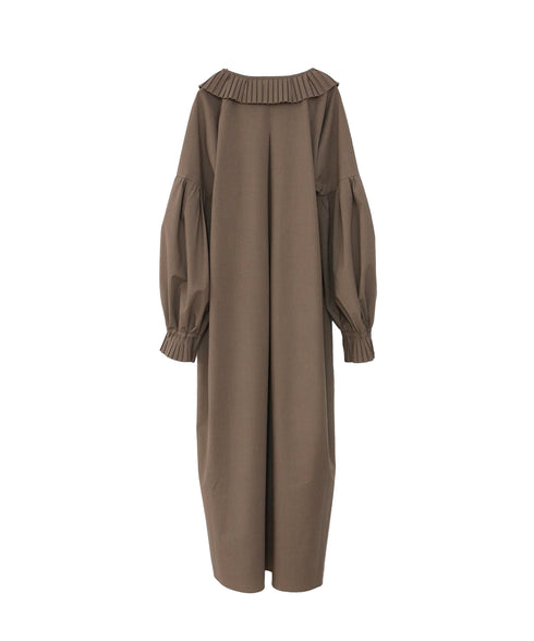 【再入荷】 pleats jabot dress