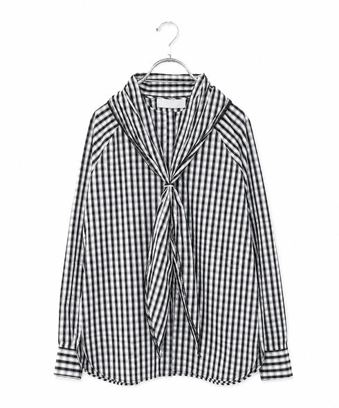 modern tie raglan blouse