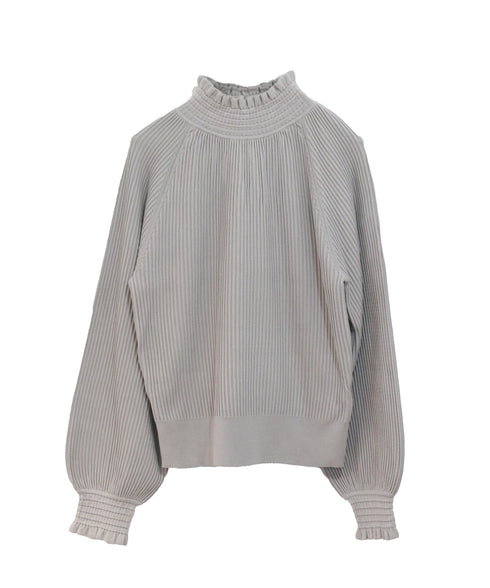 rayon nylon ripple 2way blouse knit
