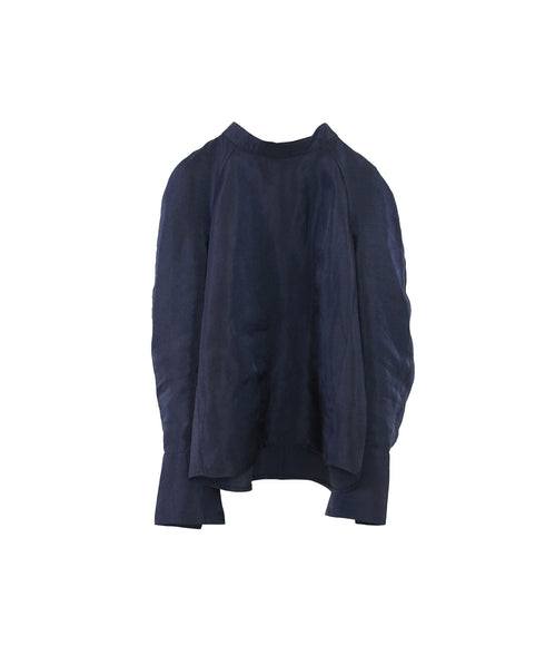 viscose satin raglan blouse