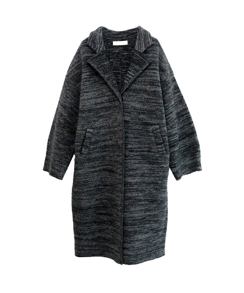 【SOI-MeME】boiled wool knit coat