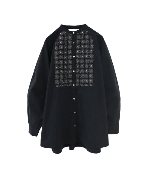 再入荷【SOI-MeME】pearl lame lace blouse