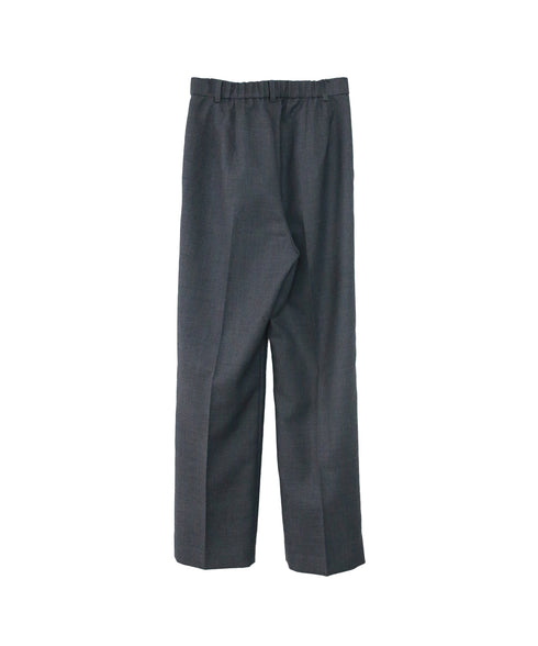 wool saxony straight pants