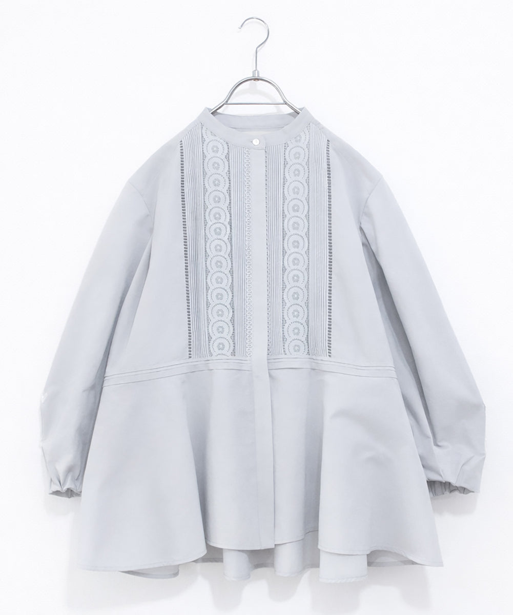 pin tuck lace flare blouse – MARILYN MOON OFFICIAL ONLINE SHOP