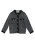 【予約】tweed knit fringe jacket