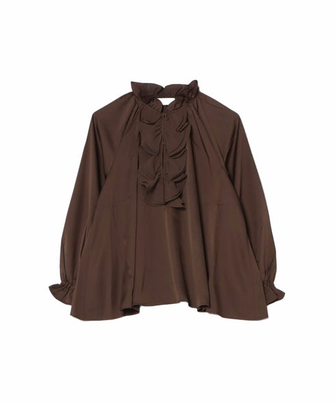 frill jabot blouse