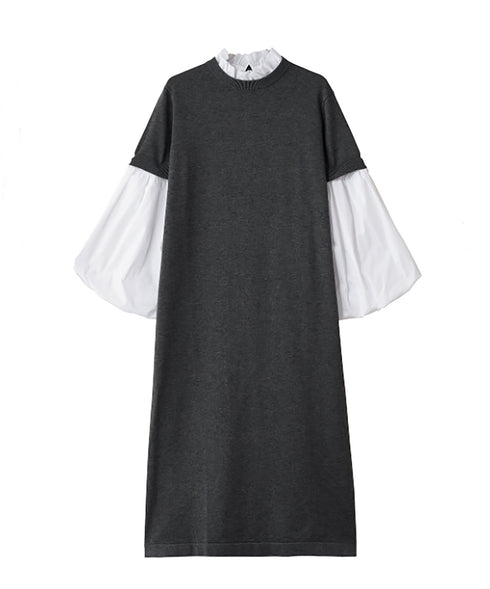 【再入荷】14g wool 2way sleeve one-piece