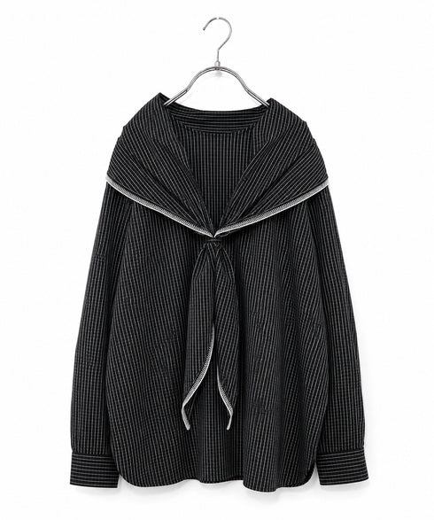 modern tie raglan blouse