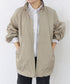 【再入荷】 volume sleeve taffeta mid-blouson