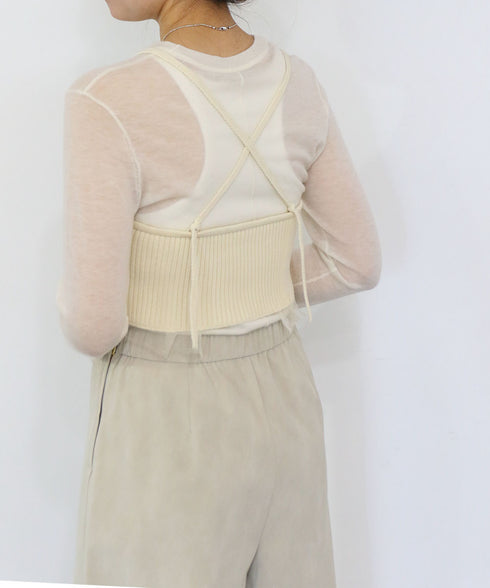 polyester honeycomb knit camisole