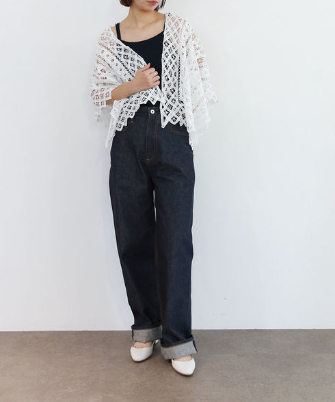 【SOI-MeME】batten lace 3way vest