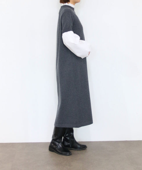 【先行予約1000ポイントプレゼント】14G wool 2way sleeve one-piece