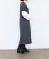 【先行予約1000ポイントプレゼント】14G wool 2way sleeve one-piece