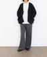 shaggy pocket milano rib jacket