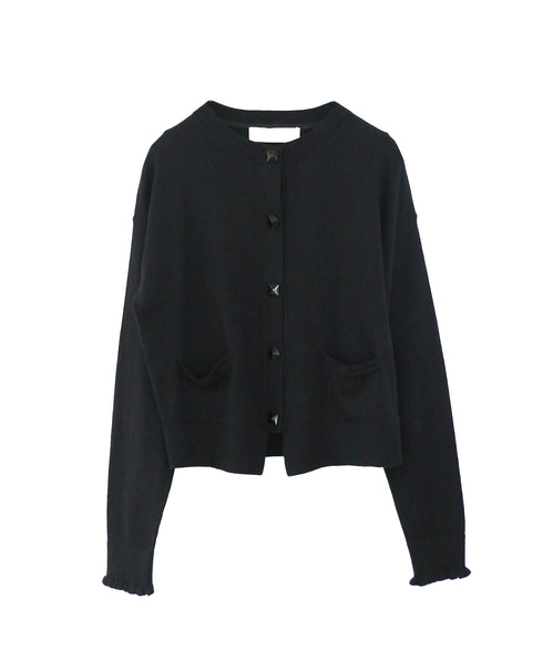 cotton cashmere bijou cardigan