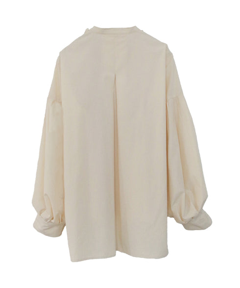 【再入荷】modern tuck frill blouse