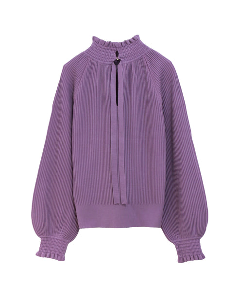 rayon nylon ripple 2way blouse knit
