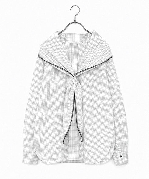 modern tie raglan blouse