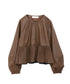 eco leather pleats jacket